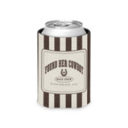 Found Her Cowboy striped can cooler, Espresso