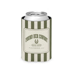 Found Her Cowboy striped can cooler, Moss