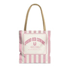 Found Her Cowboy striped tote bag, Blossom