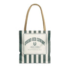 Found Her Cowboy striped tote bag, Blue Spruce