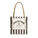 Found Her Cowboy striped tote bag, Espresso