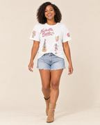 Nashville Bride Doodles T-shirt, full length