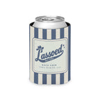 Lassoed For Life striped can cooler, Blue Jean