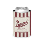 Lassoed For Life striped can cooler, Chili