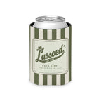 Lassoed For Life striped can cooler, Moss