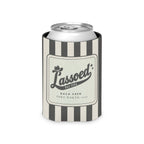 Lassoed For Life striped can cooler, Pepper