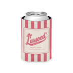 Lassoed For Life striped can cooler, Watermelon