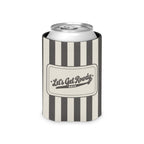 Let's Get Rowdy striped can cooler, Pepper