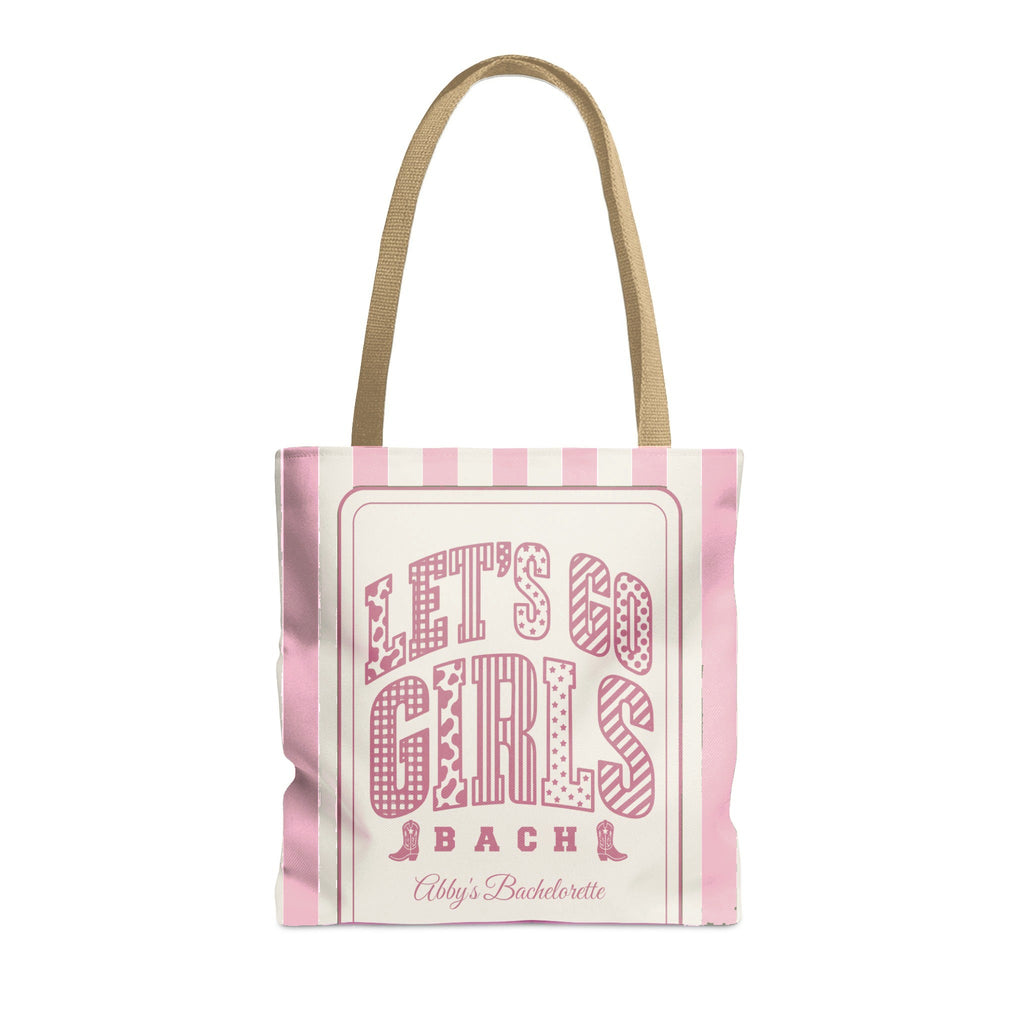 Let's Go Girls striped tote bag, Blossom