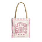 Let's Go Girls striped tote bag, Blossom