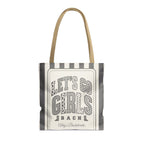 Let's Go Girls striped tote bag, Pepper