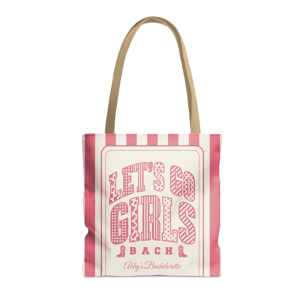 Let's Go Girls striped tote bag, Watermelon