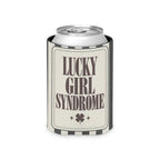 Lucky Bride Syndrome striped can cooler, Pepper