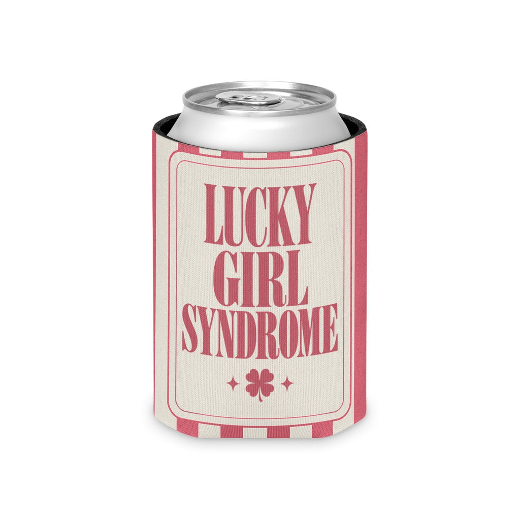 Lucky Bride Syndrome striped can cooler, Watermelon