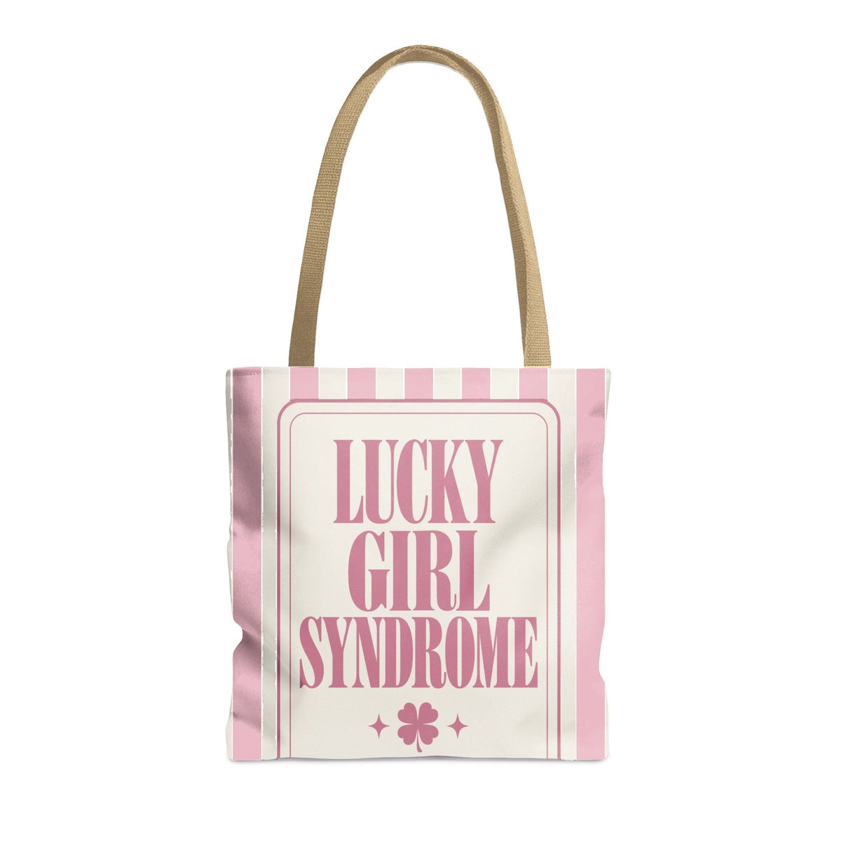 Lucky Bride Syndrome striped tote bag, Blossom