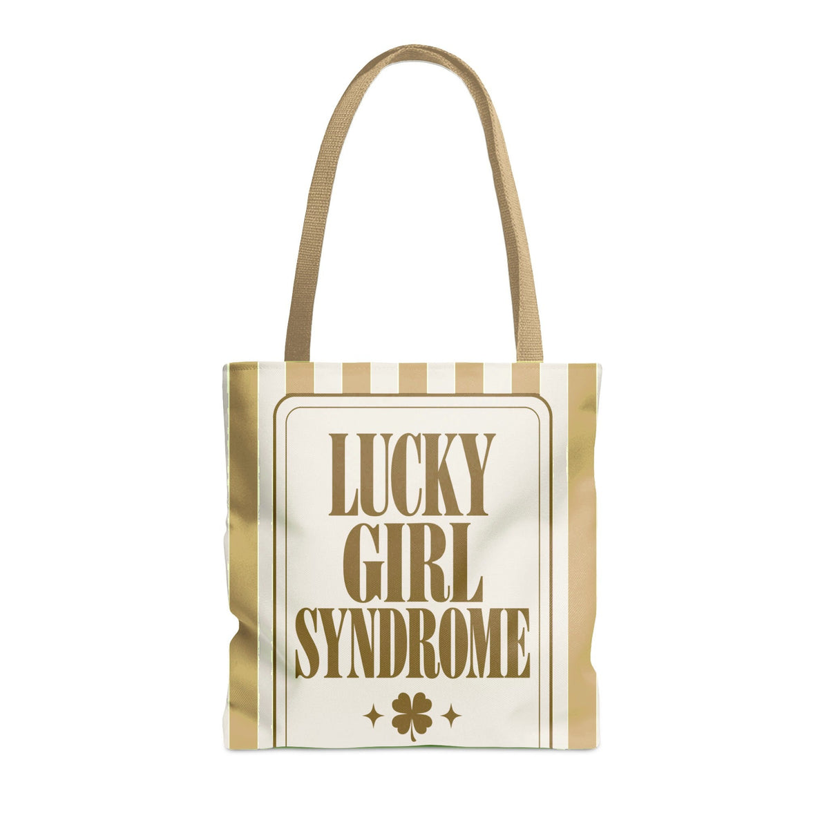 Lucky Bride Syndrome striped tote bag, Mustard