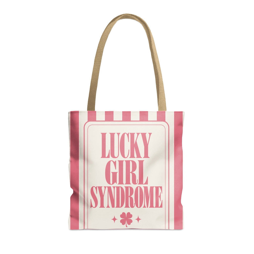 Lucky Bride Syndrome striped tote bag, Watermelon