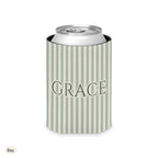 Custom name can cooler, Pinstripe, Regular, Bay