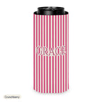 Custom name can cooler, Pinstripe, Slim, Crunchberry