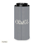 Custom name can cooler, Pinstripe, Slim, True Navy