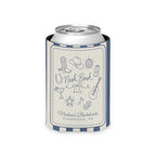 Nash Bash striped can cooler, Blue Jean