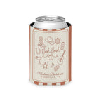 Nash Bash striped can cooler, Terracotta