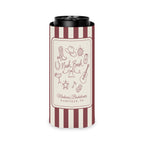 Nash Bash slim can cooler for tall seltzer cans, Chili