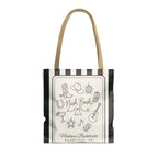 Nash Bash striped tote bag, Black
