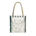 Nash Bash striped tote bag, Blue Spruce