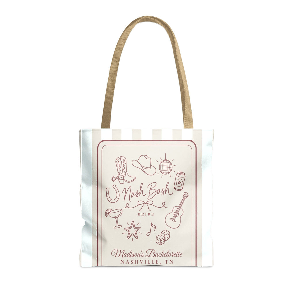 Nash Bash striped tote bag, Bride