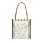 Nash Bash striped tote bag, Moss
