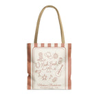 Nash Bash striped tote bag, Terracotta