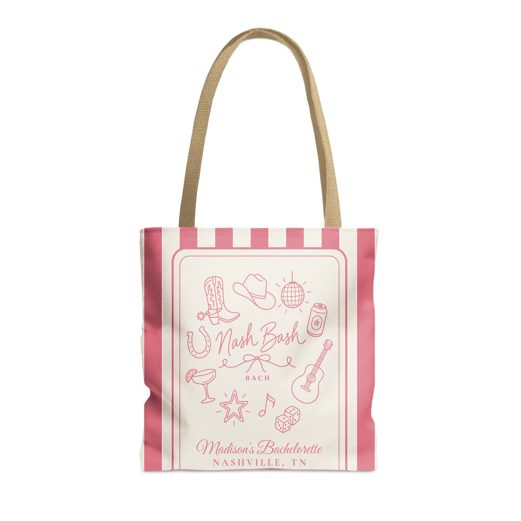 Nash Bash striped tote bag, Watermelon