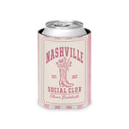 Nashville Social Club striped can cooler, Blossom