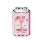Nashville Social Club striped can cooler, Crunchberry