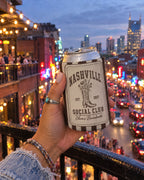 Nashville Social Club can coolers on a bachelorette trip with the crew