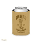Nashville Social Club solid can cooler, Regular, Mustard
