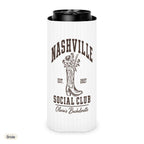 Nashville Social Club solid can cooler, Slim, Bride