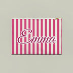 Last Toast On The Coast name pouch, Large, Crunchberry stripes
