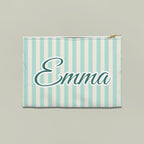 Last Toast On The Coast name pouch, Large, Island Reef stripes