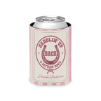 Saddlin' Up & Settlin' Down striped can cooler, Blossom