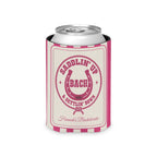 Saddlin' Up & Settlin' Down striped can cooler, Crunchberry