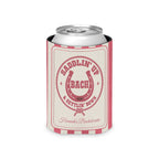 Saddlin' Up & Settlin' Down striped can cooler, Watermelon