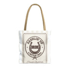 Saddlin' Up & Settlin' Down striped tote bag, Bride