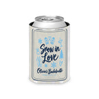 Snow In Love striped can cooler, Bride