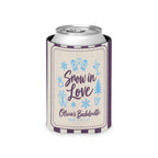 Snow In Love striped can cooler, Grape