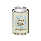 Snow In Love striped can cooler, Moss