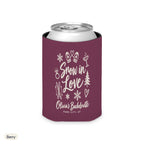 Snow In Love solid can cooler, Regular, Berry