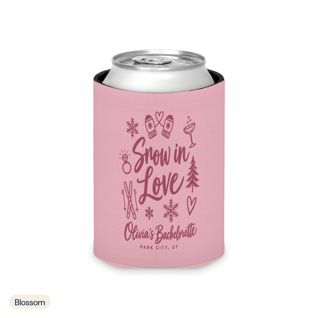 Snow In Love solid can cooler, Regular, Blossom