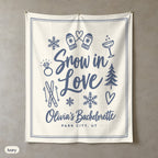 Snow In Love solid wall tapestry, Ivory